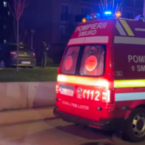 Incendiu în parcarea subterană din Ștefăneștii de Jos