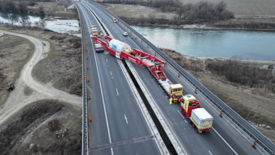 Ultimul transport agabaritic spre Termocentrala Mintia