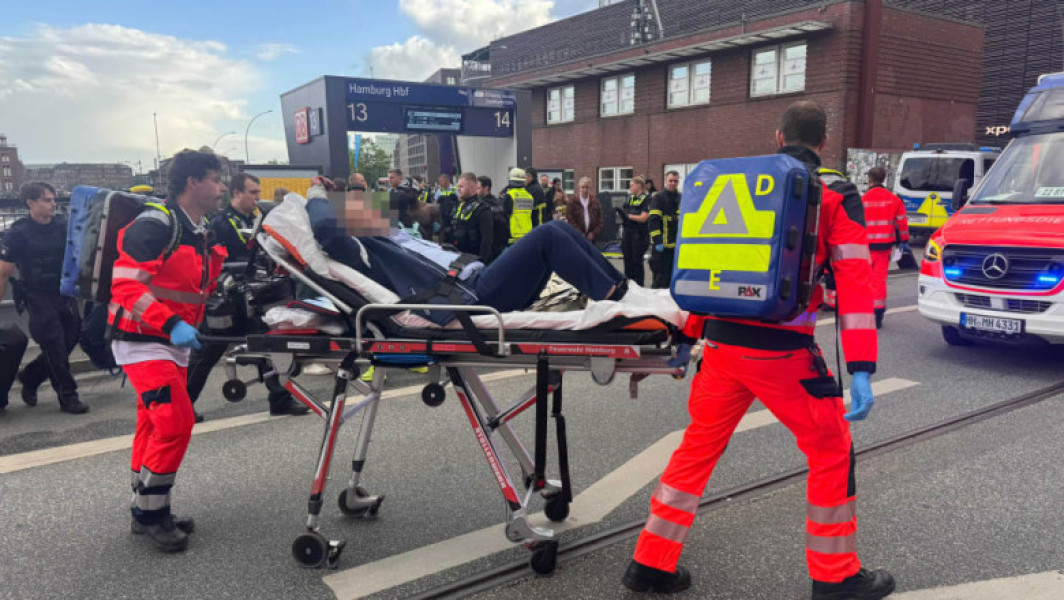 Atac cu cutitul în gara din Hamburg: 18 răniți, dintre care patru în stare critică