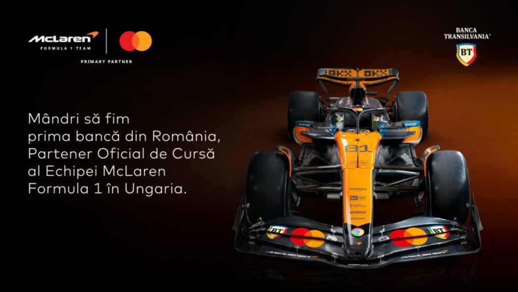 Banca Transilvania devine primul bank românesc partener al echipei de Formula 1