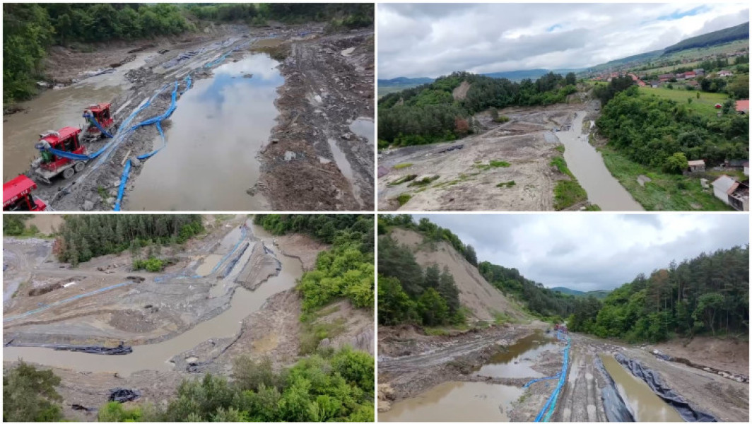 Salina Praid, în pericol de colaps din cauza inundațiilor severe în județul Harghita