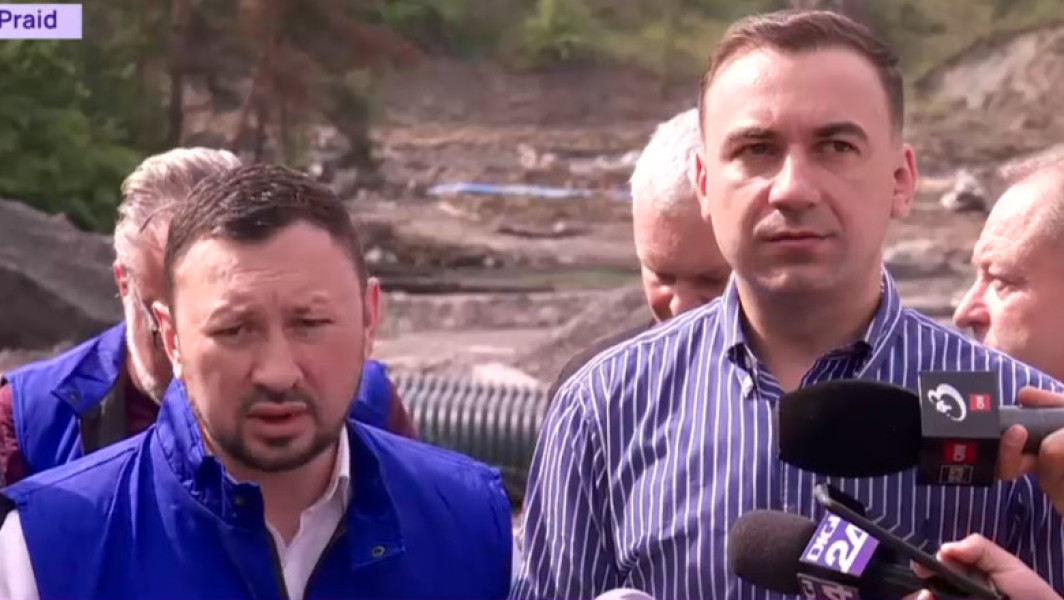 Ministrul Mediului, Mircea Fechet, avertizează asupra riscurilor legate de inundații și impactul asupra mediului la Praid