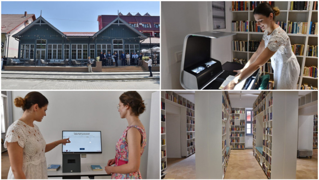 Transformare a vechii case din lemn din Baile Felix într-o bibliotecă modernă