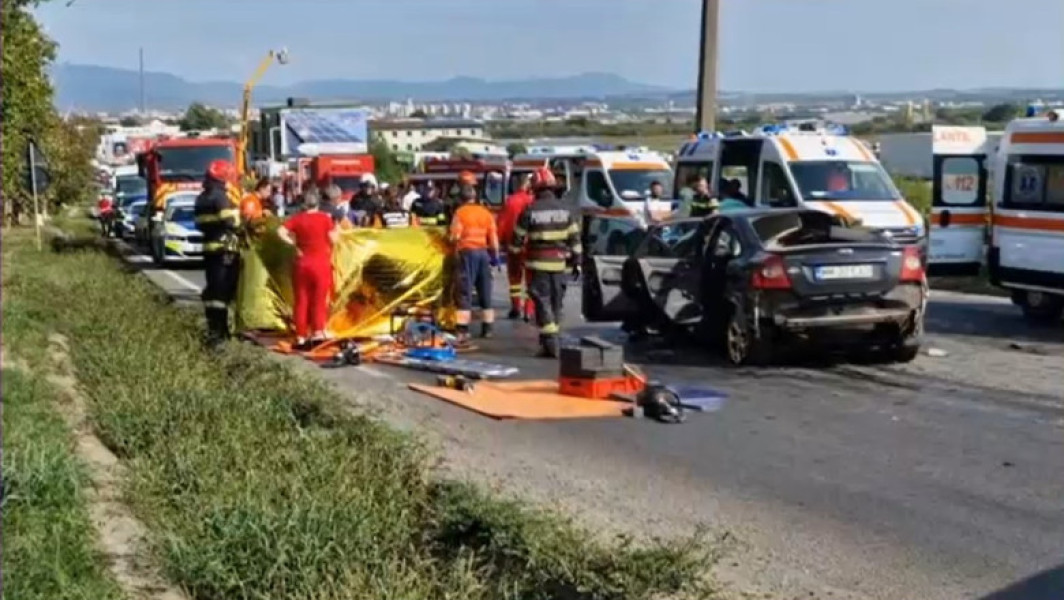 Accident grav la ieșirea din Baia Mare: două persoane au murit